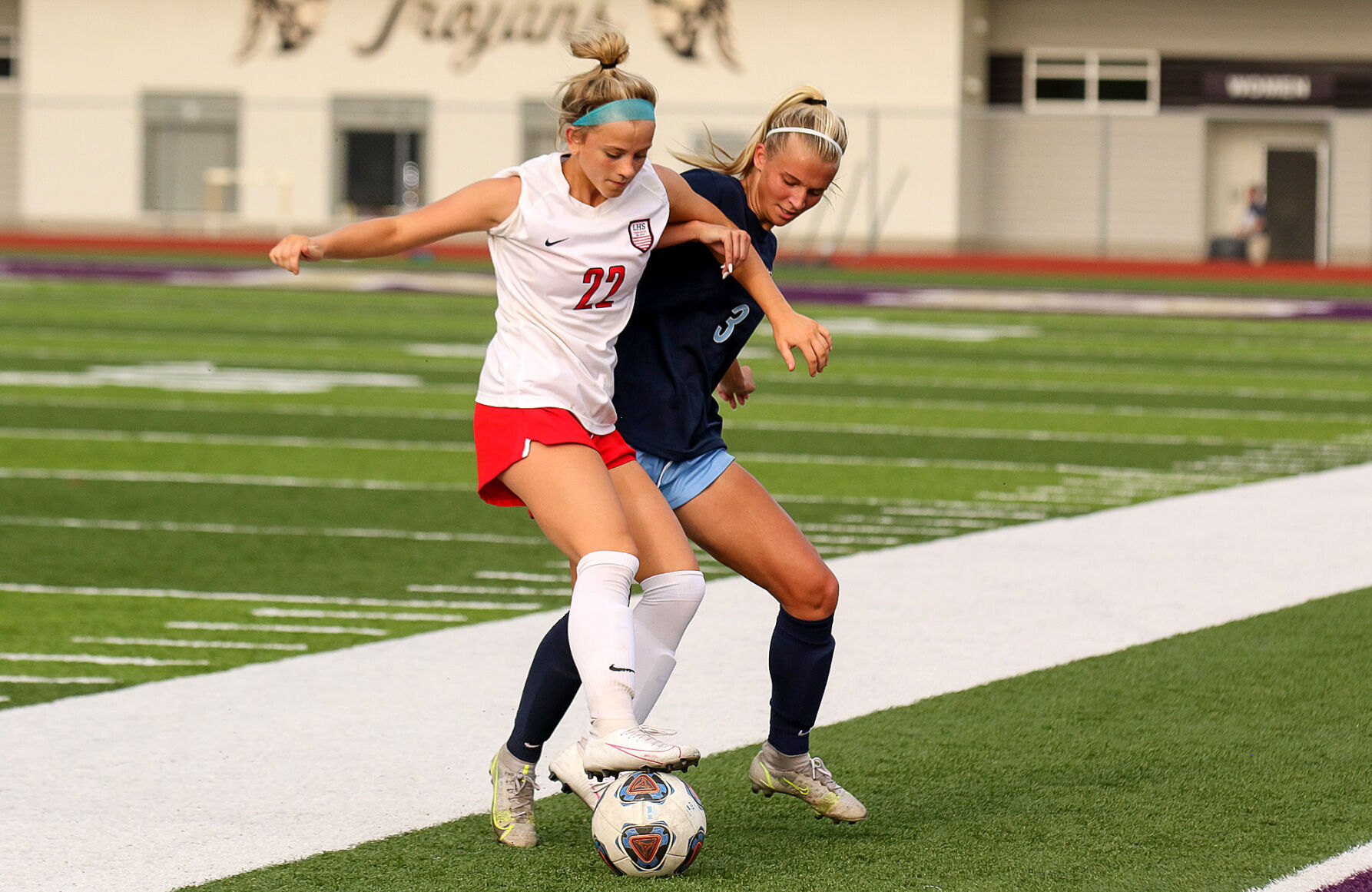 St. Dominic vs. Liberty girls soccer